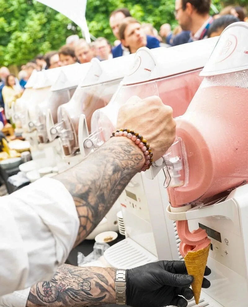 Boda en Granada con servicio de helados artesanales