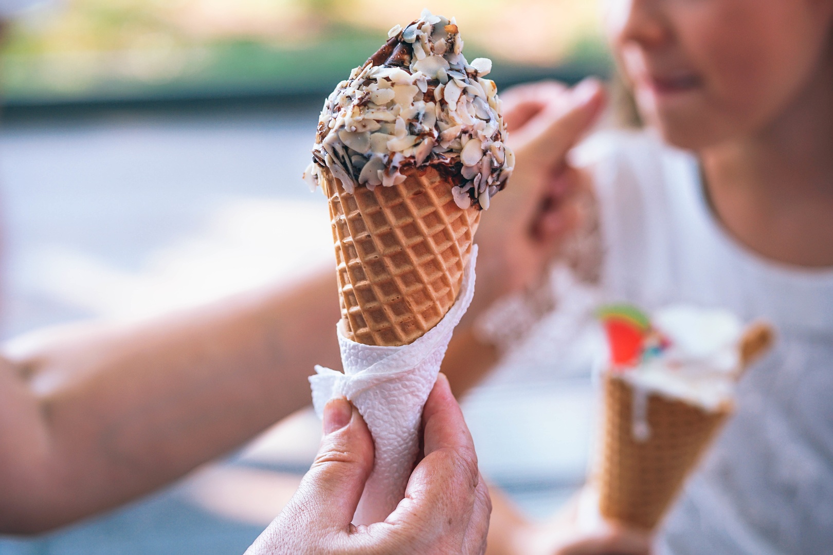 Comuni&oacute;n con helados artesanales en Granada