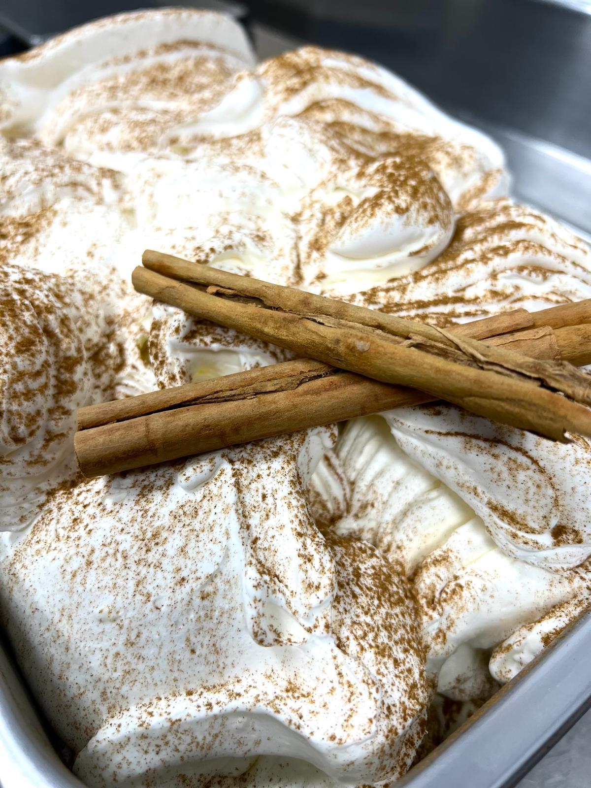 Helado de leche merengada