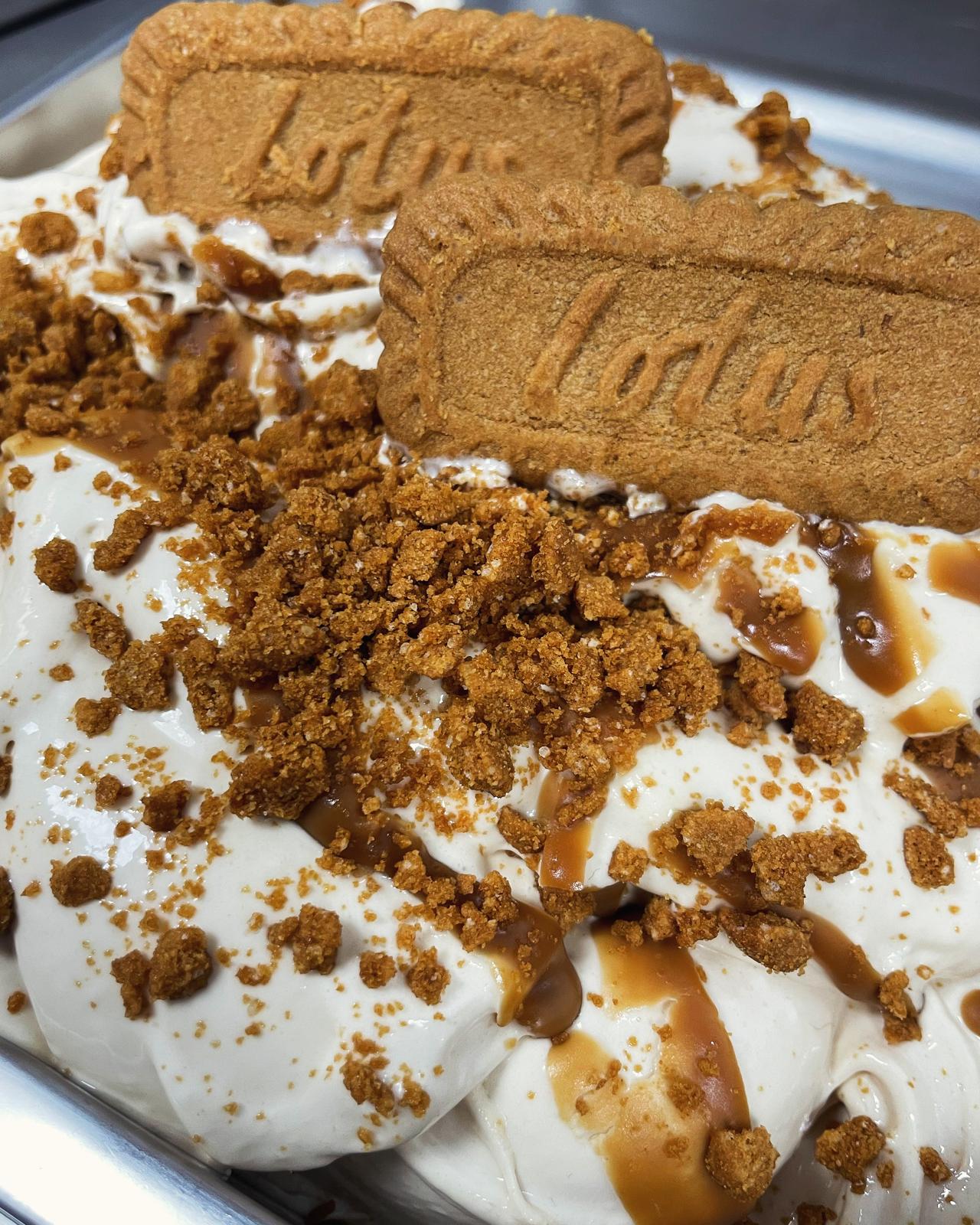 Helado de Lotus Speculoos